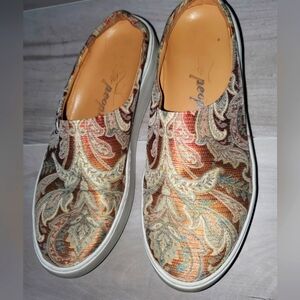Free people paisley slides/shoes